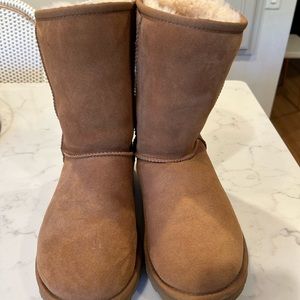 Chestnut Ugg Boots Size 10– worn twice. Basically brand new.